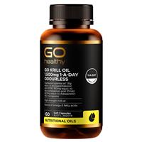 GO Healthy Krill Oil 1500mg 60 Capsules