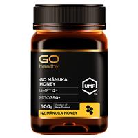GO Healthy Manuka Honey UMF 12+ (MGO 350+) 500gm (Not For Sale In WA)