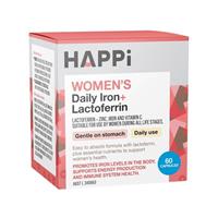 Happi Women’s Daily Iron+ Lactoferrin 60 Capsules