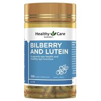Healthy Care Bilberry & Lutein 120 Capsules