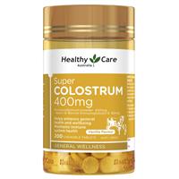 Healthy Care Super Colostrum 400mg 200 Chewable Tablets