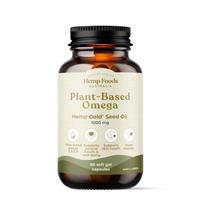 Hemp Foods Australia Plant-Based Omega Capsules 60 Capsules Single Unit
