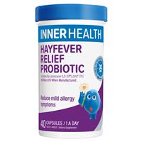 Inner Health Hayfever Relief Probiotic 40 Capsules