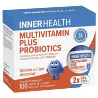 Inner Health Multivitamin Plus Probiotic 100 Capsules