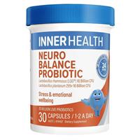 Inner Health Neuro Balance Probiotic 30 Capsules