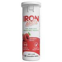 Iron Melts 50 Chewable Tablets