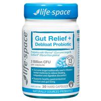 Life-Space Gut Relief + Debloat Probiotic 30 Capsules