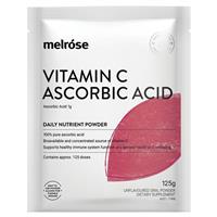 Melrose Vitamin C + Ascorbic Acid 125g Powder