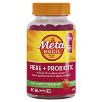 Metamucil Fibre + Probiotic Gummies 60 Pack