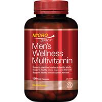 Microgenics Mens Wellness Multivitamin 120 Capsules