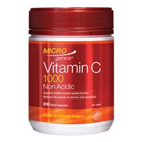Microgenics Vitamin C 1000 Non Acidic 200 Capsules