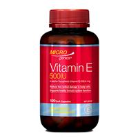 Microgenics Vitamin E 500IU 120 Capsules