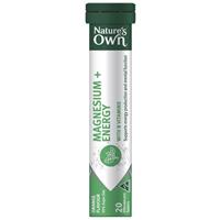 Nature's Own Magnesium + Energy Effervescent 20 Tablets