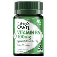 Nature's Own Vitamin B6 100mg 60 Tablets