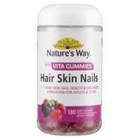 Nature's Way Adult Vita Gummies Hair Skin Nails 180 Gummies Exclusive Size