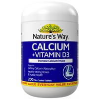 Nature's Way Calcium + Vitamin D3 200 Tablets