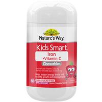 Nature's Way Kids Smart Iron Chewable 50 Tablets
