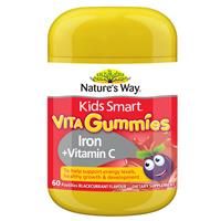 Nature's Way Kids Smart Vita Gummies Iron + Vitamin C 60 Gummies