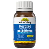 Nature's Way Restore Probiotic 30 Billion 90 Capsules