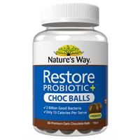 Nature's Way Restore Probiotic Chocolate Balls 60