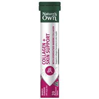 Nature's Own Collagen + Skin Support Effervescent 20 Tablets
