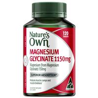 Nature's Own Magnesium Glycinate 120 Tablets