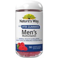Nature's Way Adult Vita Gummies Men's Multivitamin 180 Gummies Exclusive Size