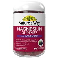 Nature's Way Gummies Magnesium with L-Theanine 60 Gummies