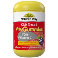Nature's Way Kids Smart Vita Gummies Iron + Vitamin C 120 Pastilles