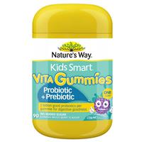 Nature's Way Kids Smart Vita Gummies Probiotic + Prebiotic 90 Pastilles