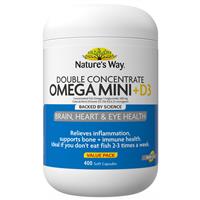 Nature's Way Omega + D3 400 Mini Capsules