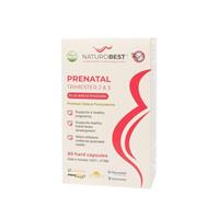 NaturoBest Prenatal Trimester 2 & 3 Plus Breastfeeding 60 Capsules