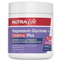 Nutra-Life Magnesium Glycinate + Creatine Plus 300g Powder