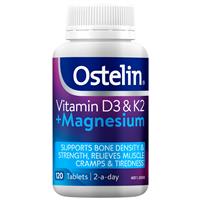 Ostelin D3 + K2 + Magnesium 120 Tablets Exclusive Size