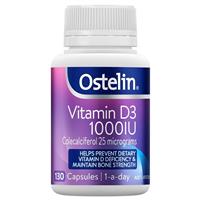 Ostelin Vitamin D3 1000IU 130 Capsules