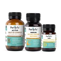 Purityfic Active & Productive Daily Vitamins (3 bottles) Bundle