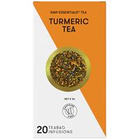 Raw Essentials Tea Turmeric Infusions 20 Tea Bags