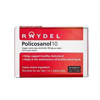 Raydel Policosanol 10mg 30 Tablets 1 Pack