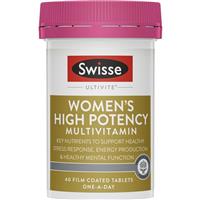 Swisse Women's Ultivite High Potency Multivitamin 40 Tablets