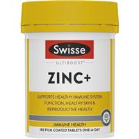 Swisse Zinc+ 180 Tablets Exclusive Size