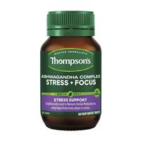 Thompson's Ashwagandha Complex Stress + Focus 60 Tablets