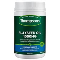 Thompson's Flaxseed Oil 1000mg 400 Vegi-Caps
