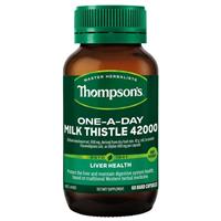 Thompson's One-A-Day Milk Thistle 42000mg 60 Capsules