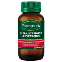 Thompson's Ultra Strength Resveratrol 60 Tablets