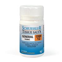 Tissue Salts Comb 12 General Tonic 125 Tablets