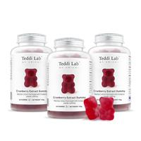 Teddi Lab by Unichi Cranberry Extract Gummy x3 - Urinary Tract Care & Intimate Health Packs