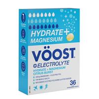 Voost Hydrate + Magnesium Citrus Burst Effervescent Tablets 36 Pack