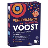 Voost Vitamin B+ Orange Performance Effervescent 60 Pack Exclusive Size