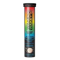 Wakey Wakey Caffeine PLUS Multivitamin Effervescent Orange Flavour 17 Tablets
