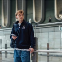 Sweater quarter-zip - Traditional Heritage Blue